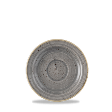 Peppercorn Grey Stacking Saucer 15cm